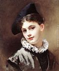 Gustave Jean Jacquet A Coquettish Smile painting